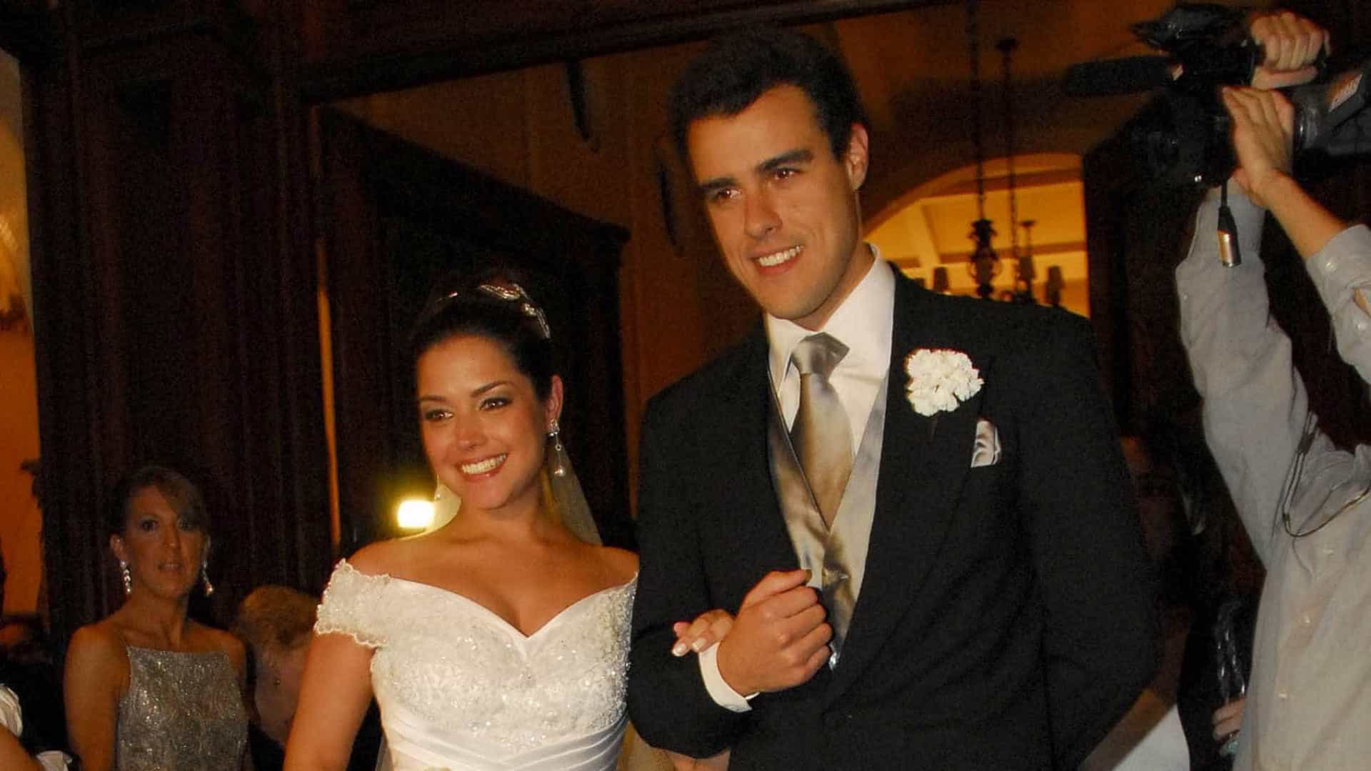 Thaís Fersoza e Joaquim Lopes no casamento (Foto: Reprodução)