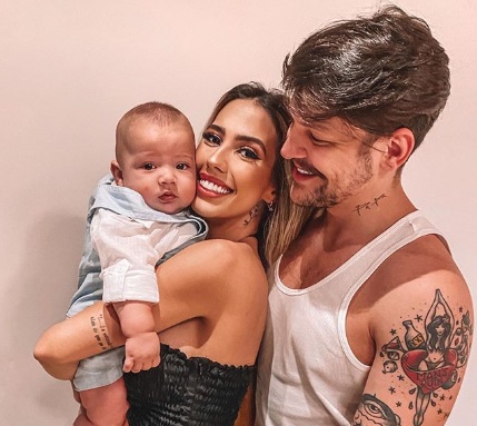 Gabi Brandt e Saulo Poncio já são pais de João (foto: reprodução/Instagram)