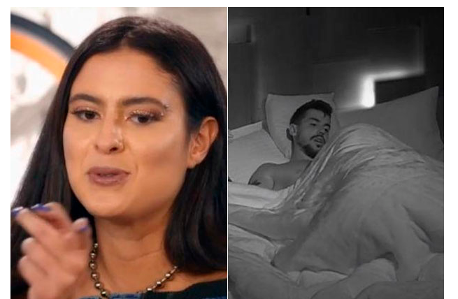 Hana Khalil faz sexo oral em Lipe Ribeiro durante participação em reality De férias com o Ex (Foto: Reprodução/Instagram)
