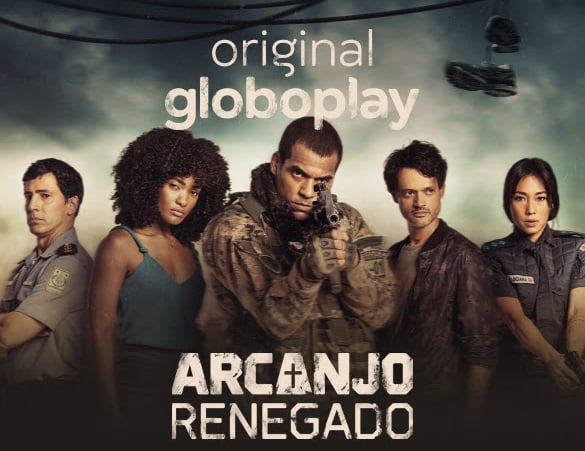 Poster de divulgação da série Arcanjo Renegado, novo projeto da Globo