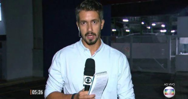 O repórter Danilo Vieira (Foto: reprodução/Globo)