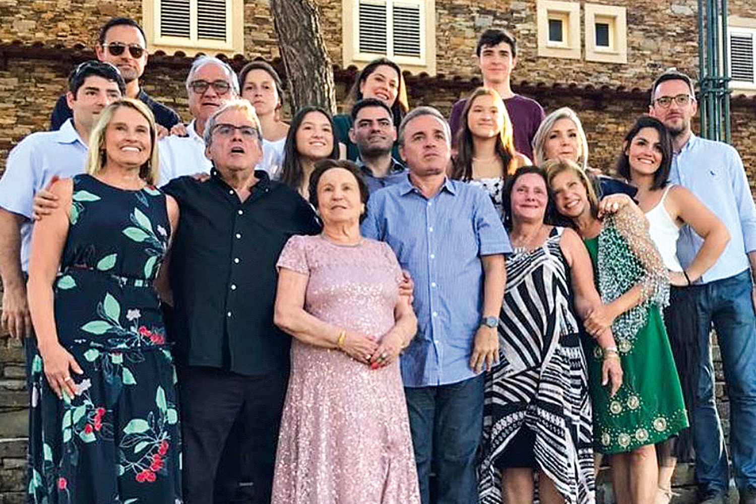 Gugu Liberato e a família. Foto: Reprodução