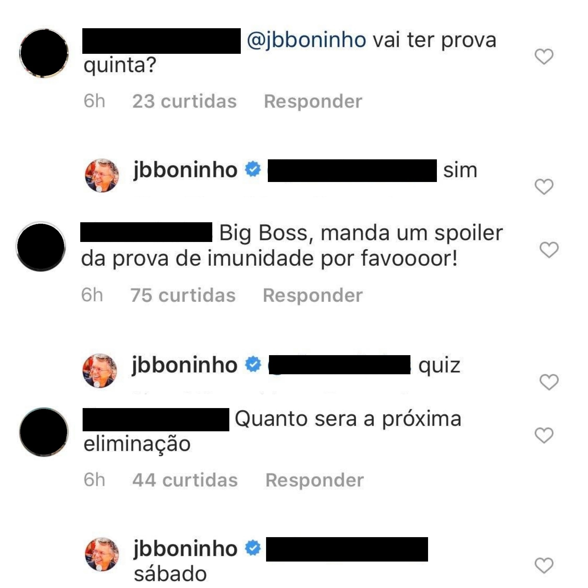 Boninho respondeu sobre o BBB20 (Foto: reprodução/Instagram)
