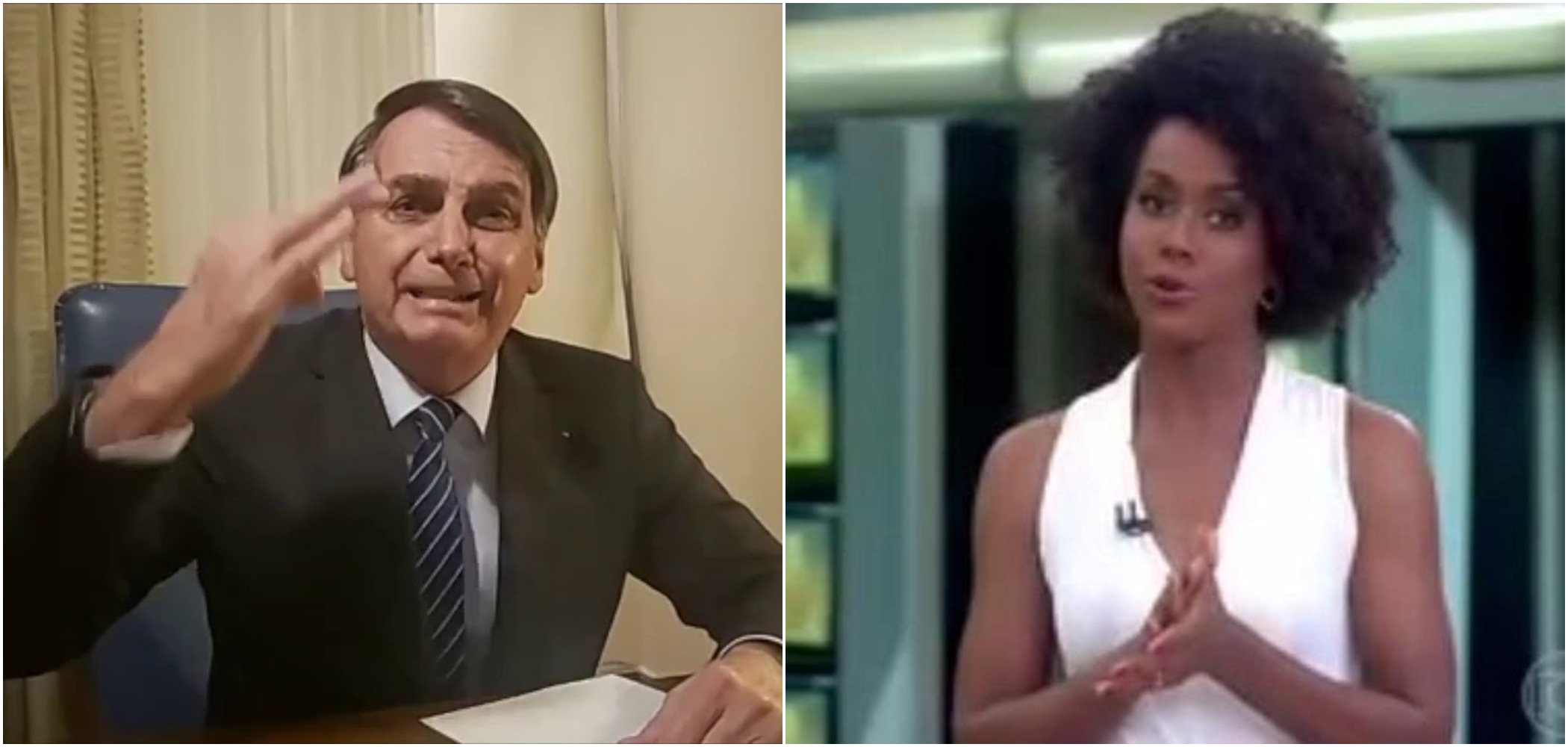 Globo negou informação sobre Maju Coutinho e Bolsonaro (Reprodução)