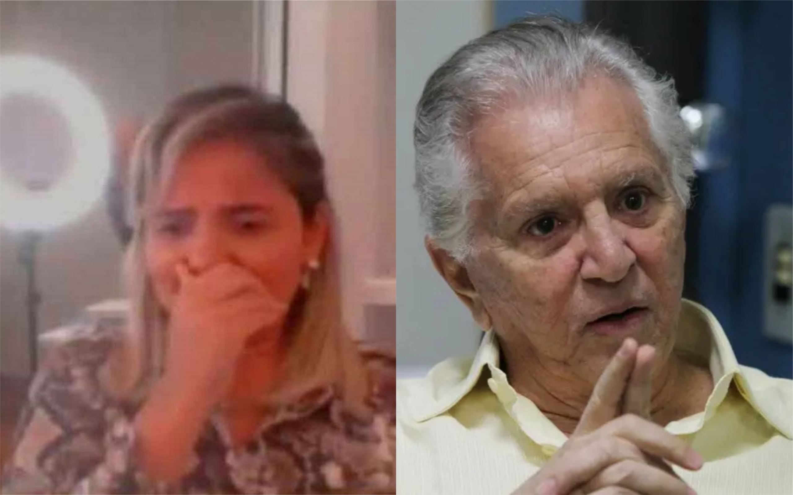 Renata Domingues é esposa do apresentador Carlos Alberto de Nóbrega (Foto: Divulgação / Montagem: TV Foco)