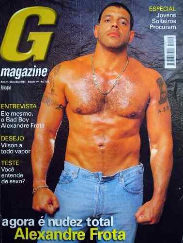 A Edição da G Magazine 49 foi com Alexandre Frota na Capa foi a mais vendida (Imagem: Reprodução)